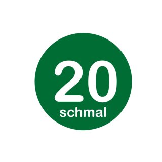 Größe 20 schmal